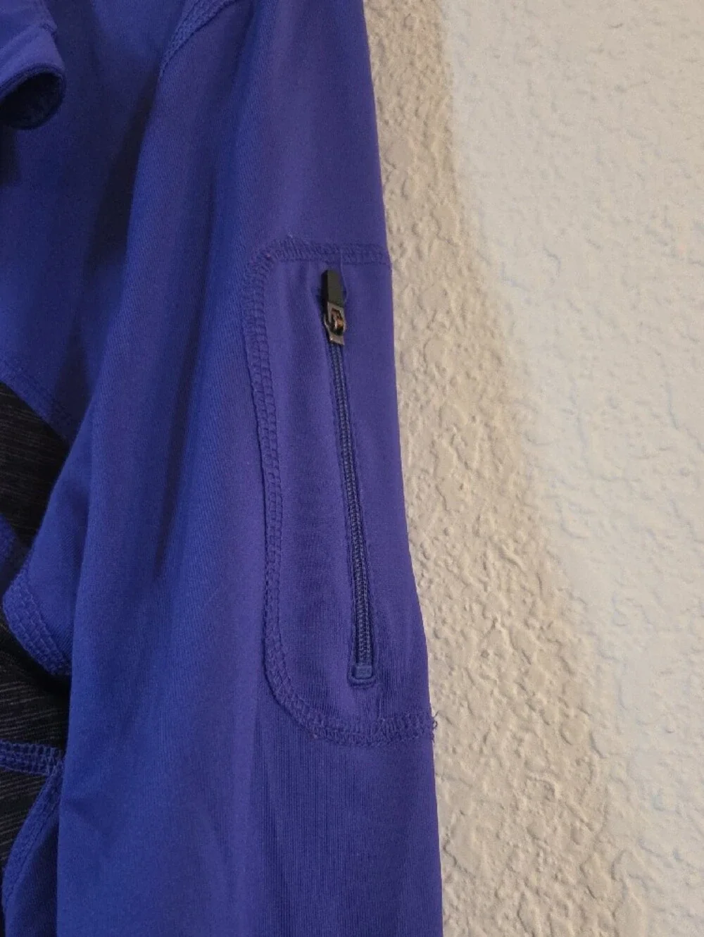 tek gear Blue  Full-Zip Jacket with Black Accents
